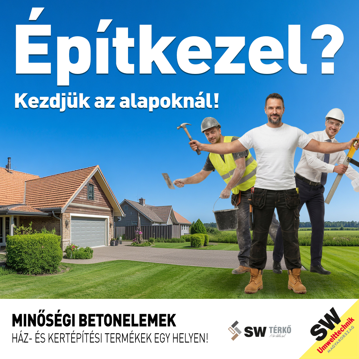 SW házépítő Promóció Ilovszky Tüzépen Orosházán