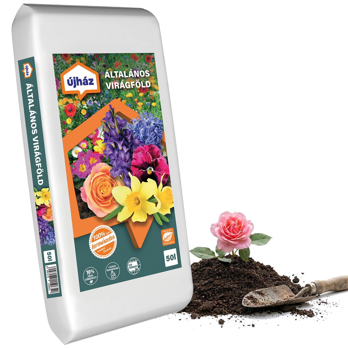 újHÁZ Általános virágföldkeverék